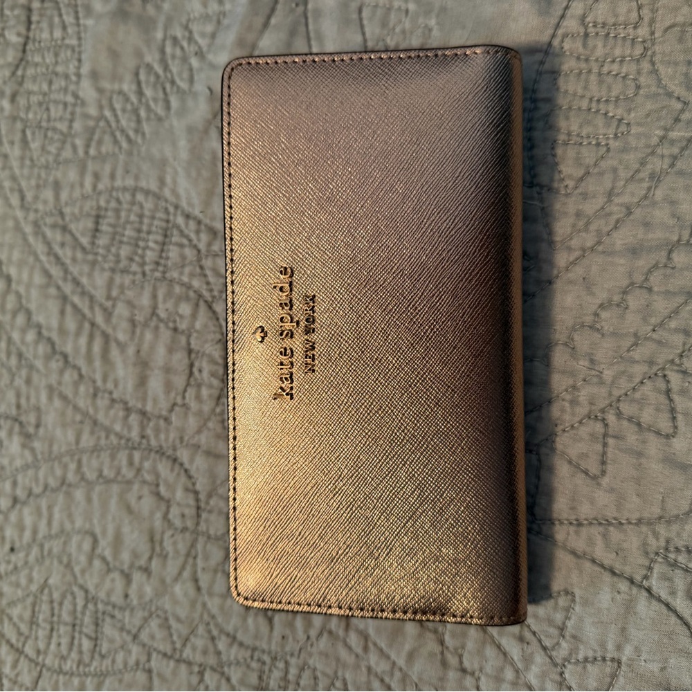 Kate Spade Slim- Rose Gold Wallet